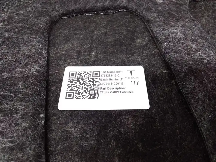 Tesla Model 3 (2024 - ) 176828110C Прочая отделка багажника — фото 4