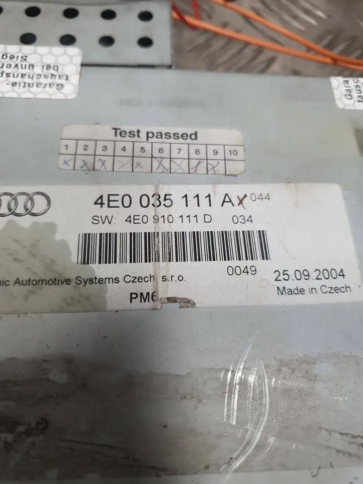 Audi A6 S6 C6 4F (2004 - 2008) 4E0035111AX CD/DVD чейнджер — фото 4
