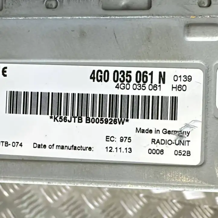 Audi A4 S4 B8 8K (2007 - 2011) 4G0035061N Магнитола / мультимедийная система — фото 5