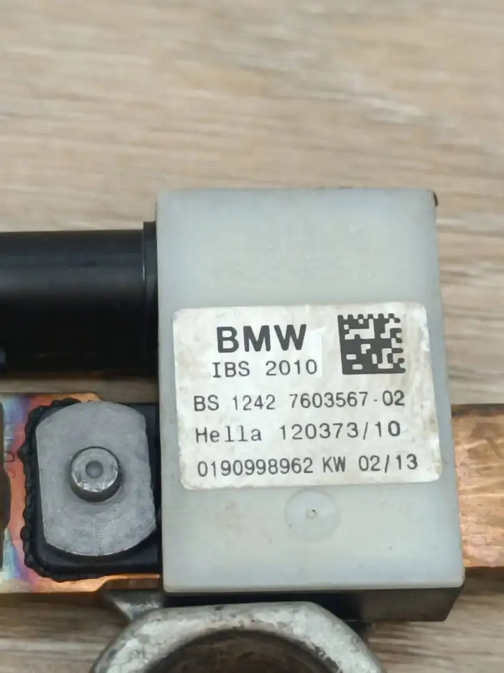 BMW X5 E70 (2006 - 2013) 7603567 Минусовой провод аккумулятора — фото 3