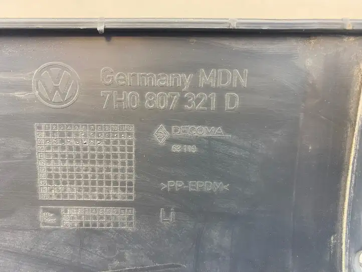 Volkswagen Transporter - Caravelle T5 (2009 - 2015) 7H0807321D Угловая часть заднего бампера — фото 4