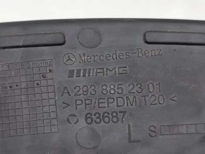 Mercedes-Benz EQC (2018 - ) A2938852301 Нижняя часть заднего бампера — фото 3