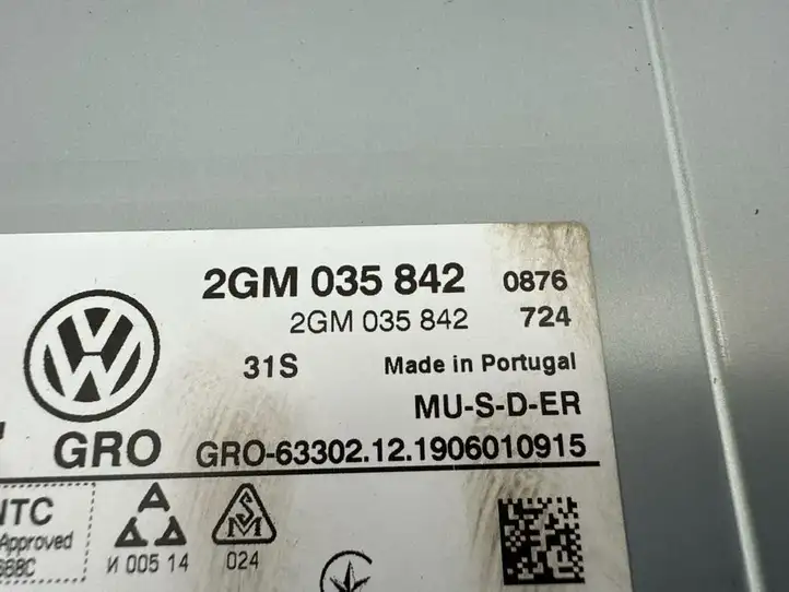 Volkswagen T-Cross (2017 - ) 2GM035842 Контроллер мультимедийной системы — фото 7