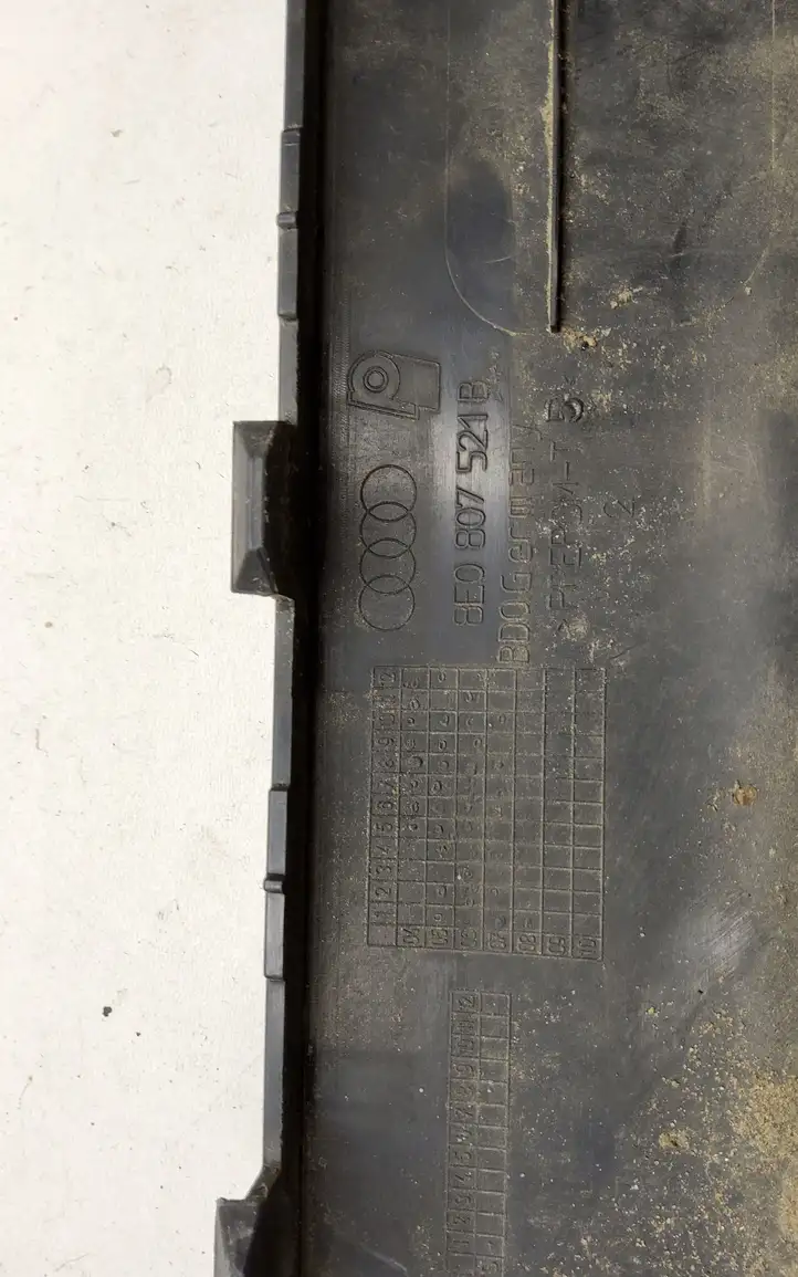 Audi A4 S4 B7 8E 8H (2004 - 2009) 8E0807521B Нижняя часть переднего бампера — фото 3