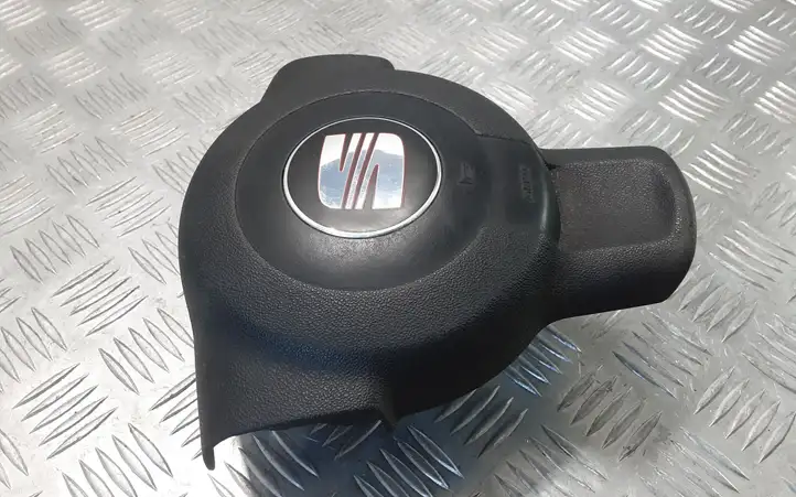 Seat Leon (1P) (2005 - 2012) 1P0880201A Подушка безопасности руля — фото 4