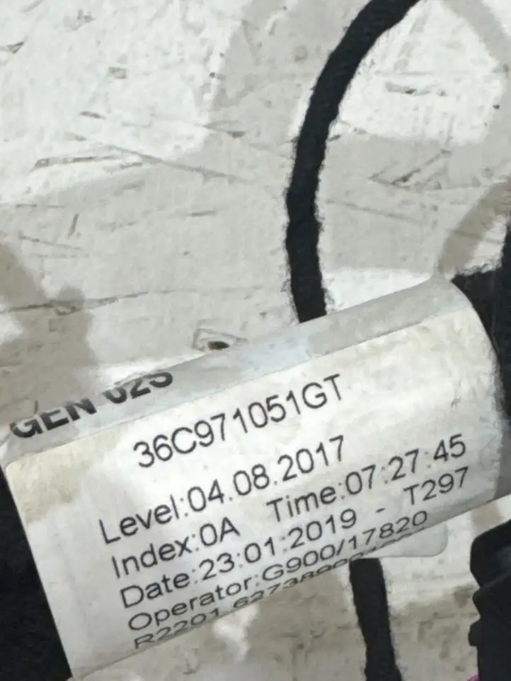 Bentley Bentayga (2015 - ) 36C971051GT Прочая электропроводка — фото 3
