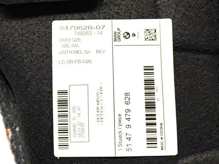 BMW 4 G22 G23 G24 G26 (2020 - ) 9479628 Обшивка стойки у окна — фото 2