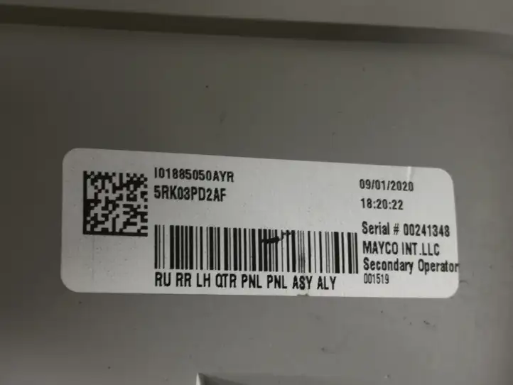 Chrysler Pacifica (2016 - ) 5RJ23PD2AI Обшивка стойки у окна — фото 2