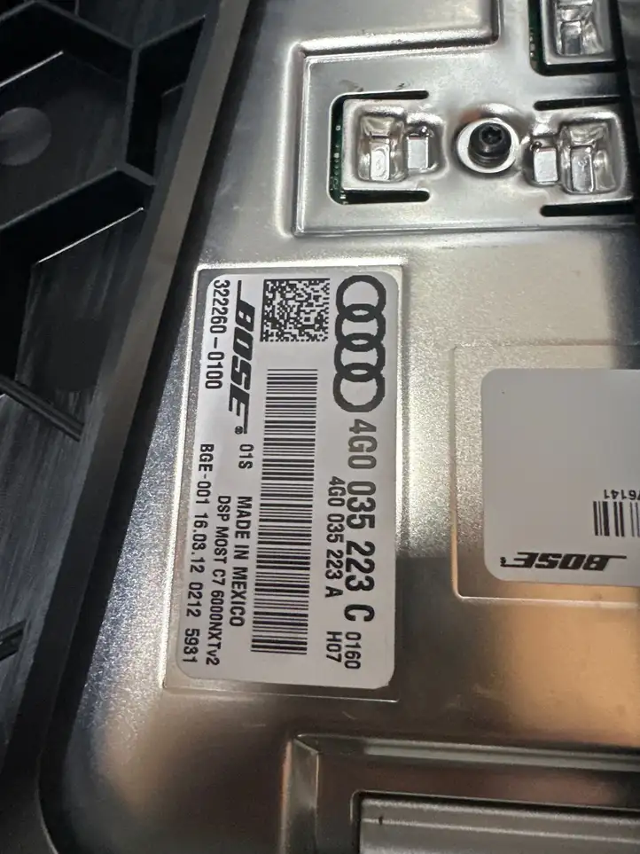Audi A6 C7 (2011 - 2014) 4G0035223C Усилитель звука — фото 3