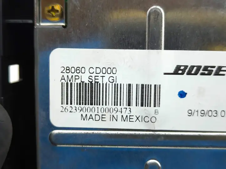Nissan 350Z (2001 - 2009) 28060CD000 Усилитель звука — фото 8