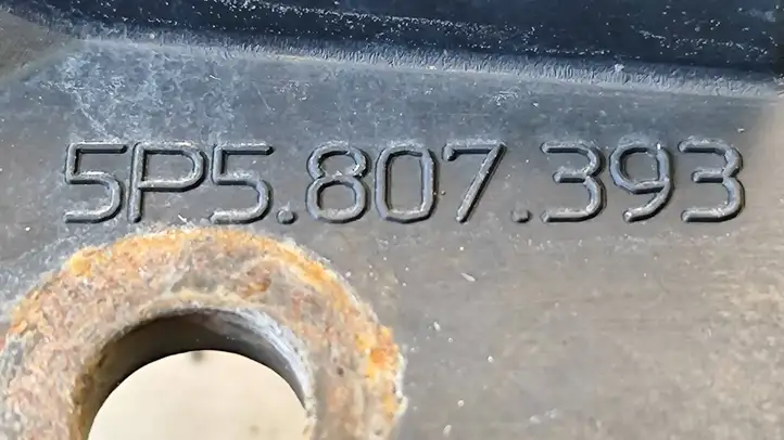 Seat Toledo III (5P) (2004 - 2009) 5P5807393 Кронштейн заднего бампера — фото 3