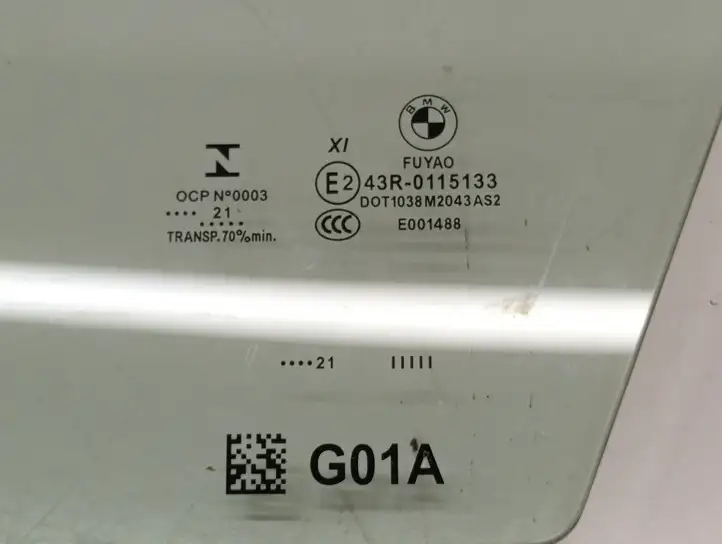 BMW X3 G01 (2018 - 2024) 43R0115133 Стекло передней двери — фото 2