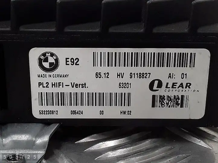 BMW 3 E92 E93 (2005 - 2014) 9118827 Усилитель звука — фото 4