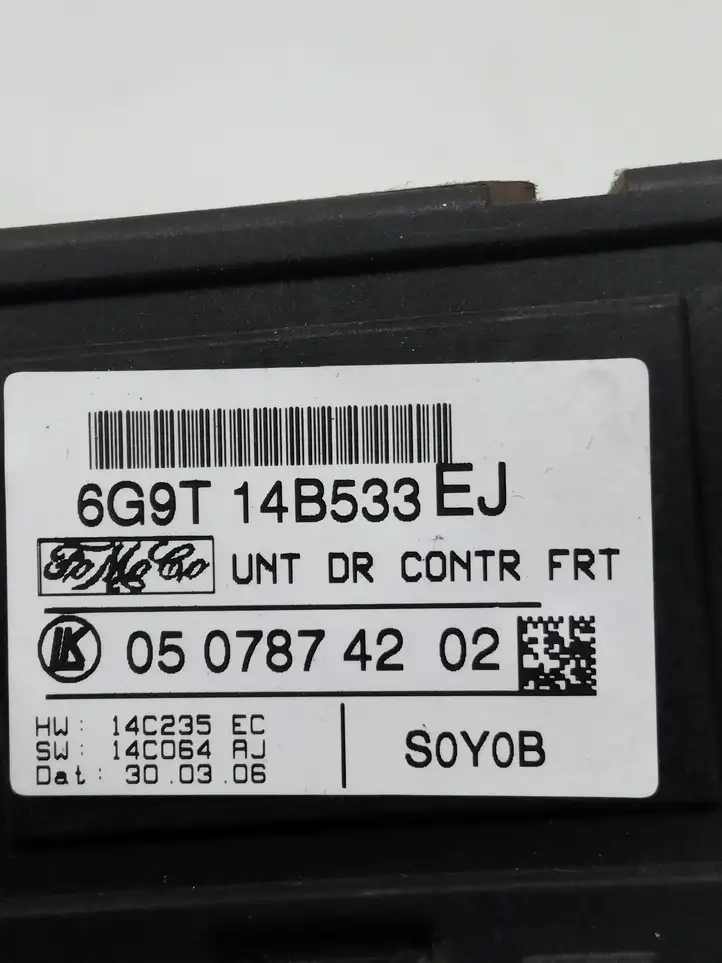 Ford S-MAX (2006 - 2010) 6G9T14B533EJ Блок управления дверью — фото 2
