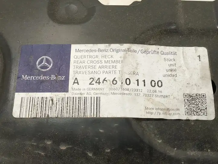 Mercedes-Benz A W176 (2012 - 2018) Усилитель заднего бампера — фото 3