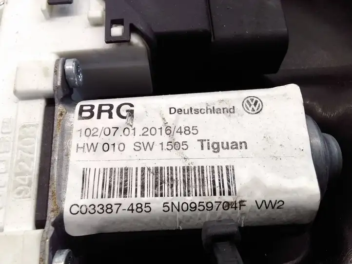 Volkswagen Tiguan (2011 - 2016) 5N0959704F Стеклоподъемник передней двери (комплект) — фото 3