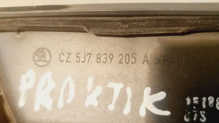 Skoda Praktik 5J8 (2007 - 2014) 5J7839205A Наружная ручка задней двери — фото 5