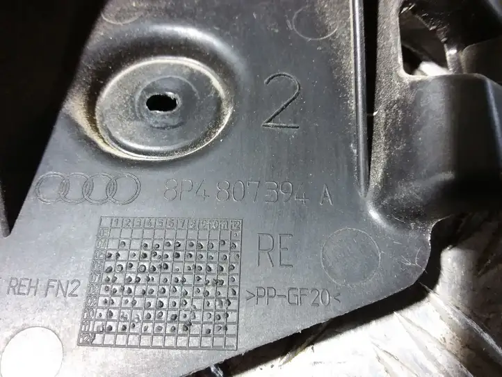 Audi A3/S3 8P (2008 - 2013) 8P4807394A Кронштейн заднего бампера — фото 2