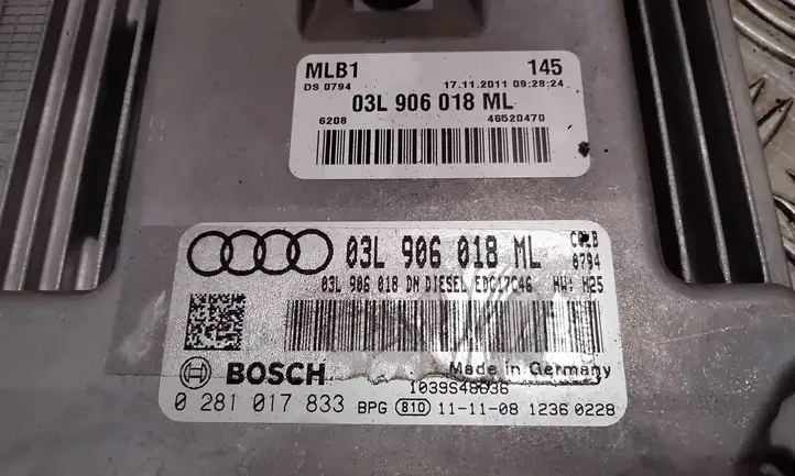 Audi Q5 SQ5 (2008 - 2012) 03L906018ML Блок управления двигателем (ЭБУ) — фото 3