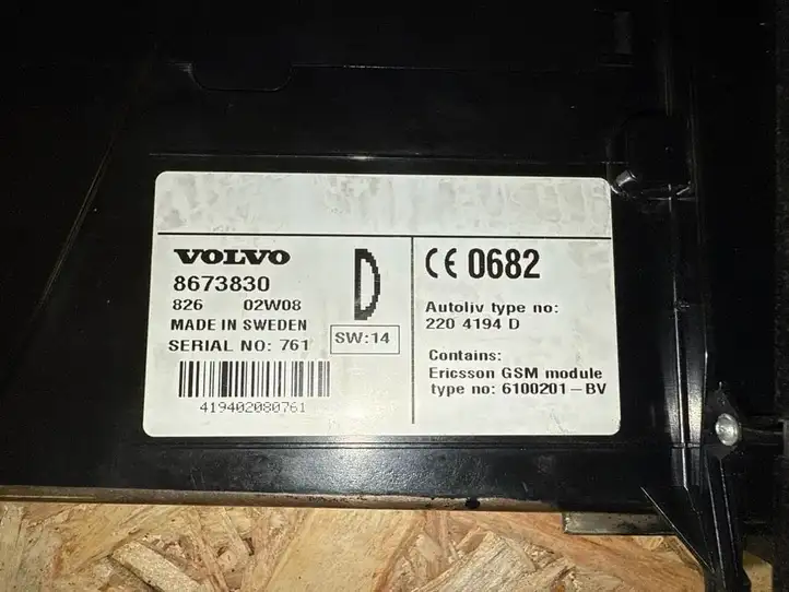 Volvo S60 (2000 - 2004) 2204194D Клавиатура телефона — фото 2