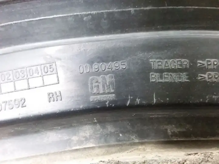 Opel Zafira A (1999 - 2003) 090597592 Молдинг крыла — фото 3