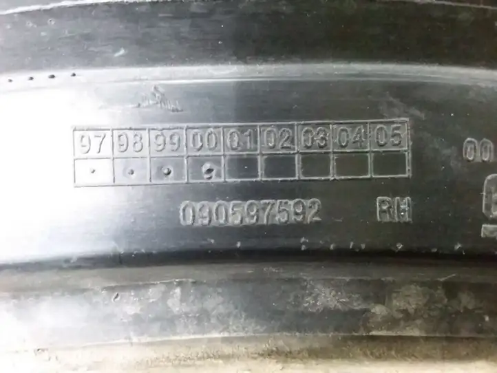 Opel Zafira A (1999 - 2003) 090597592 Молдинг крыла — фото 4