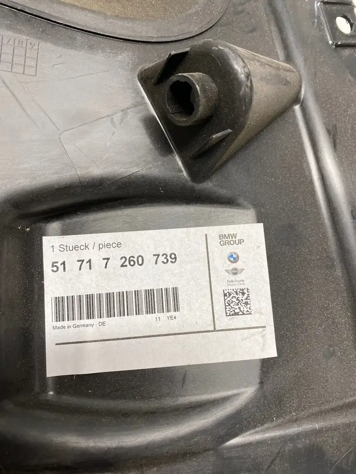 BMW 3 F30 F35 F31 (2012 - 2018) 51717260739 Защита двигателя — фото 5