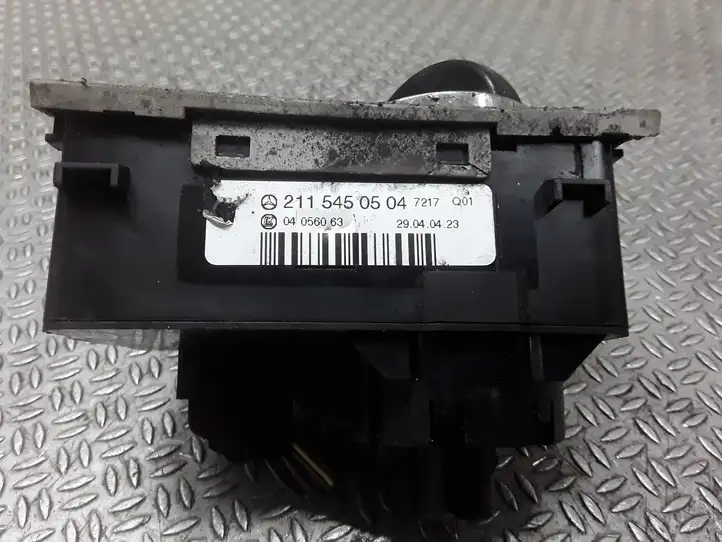 Mercedes-Benz E W211 (2002 - 2009) 2115450504 Включатель фонарей — фото 2