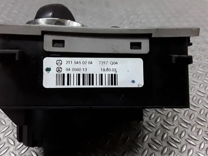 Mercedes-Benz E W211 (2002 - 2009) 2115450204 Включатель фонарей — фото 2
