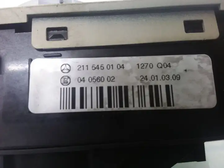 Mercedes-Benz E W211 (2002 - 2009) A2115450104 Включатель фонарей — фото 3