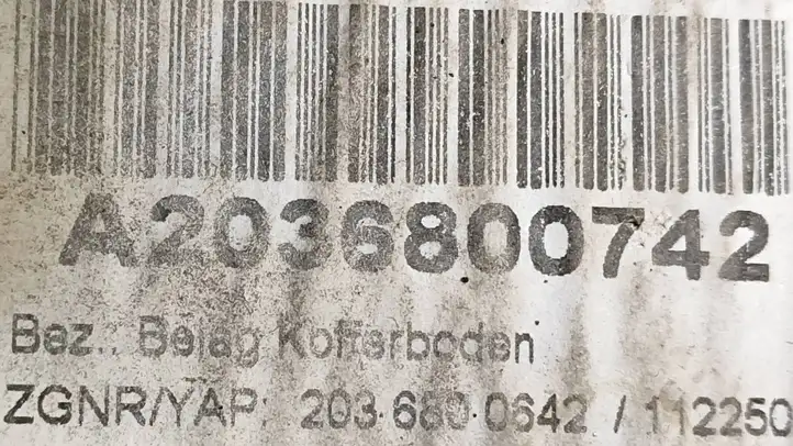 Mercedes-Benz C W203 (2000 - 2007) A2036800742 Коврик багажника — фото 3