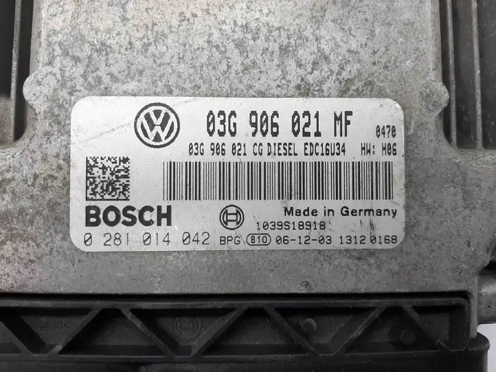 Volkswagen Touran I (2003 - 2010) 03G906021MF Блок управления двигателем (ЭБУ) — фото 2