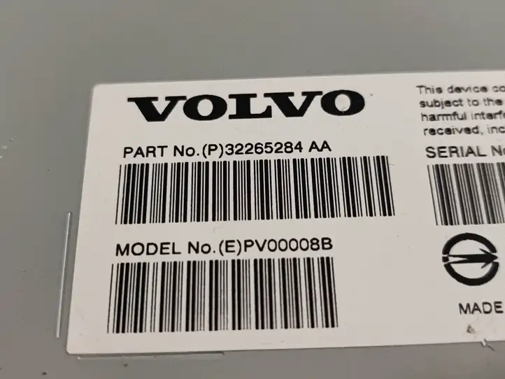 Volvo XC40 (2017 - ) 32265284AA Усилитель звука — фото 4