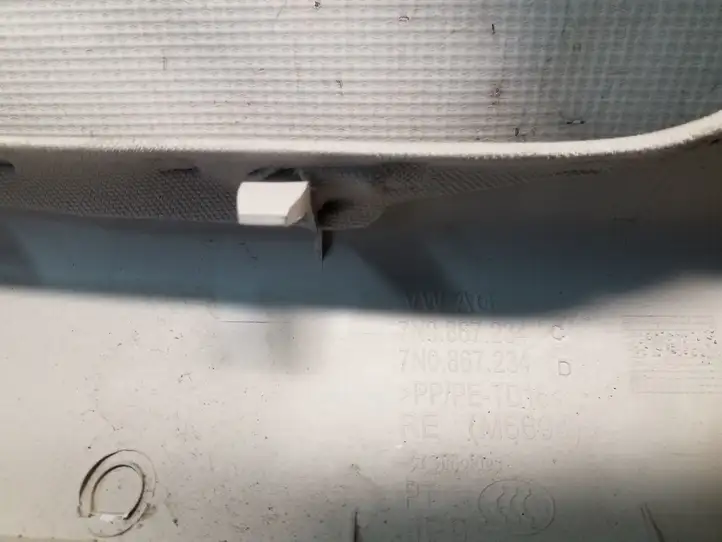 Volkswagen Sharan (2010 - 2015) 7N0867234C Обшивка стойки A — фото 2