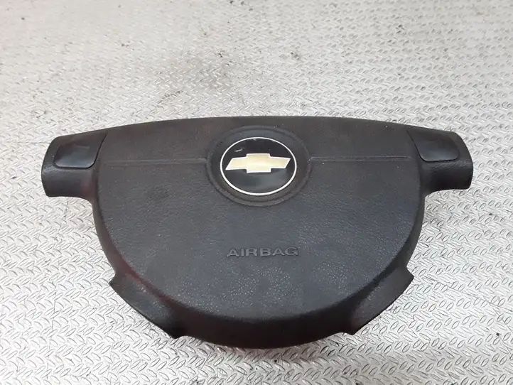 Chevrolet Aveo (2003 - 2008) 96654843 Подушка безопасности руля — фото 1