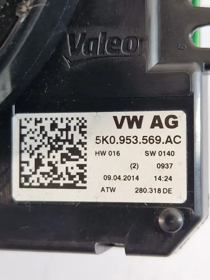 Volkswagen Caddy (2010 - 2015) 5K0953569AC Контактное кольцо SRS — фото 6