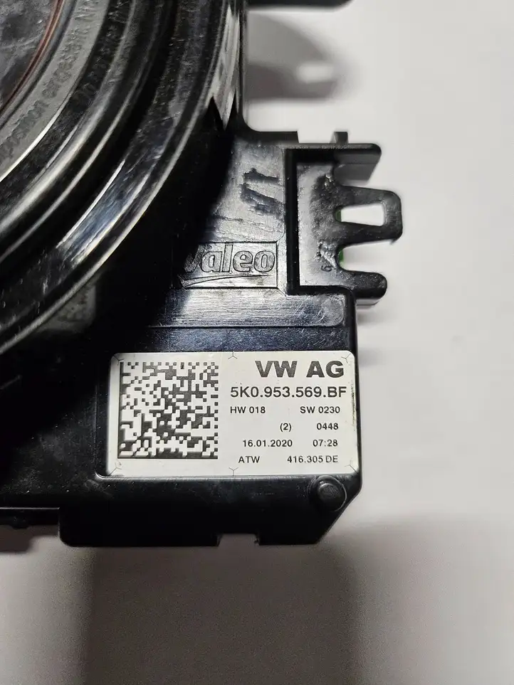 Volkswagen Caddy (2010 - 2015) 5K0953569BF Контактное кольцо SRS — фото 4