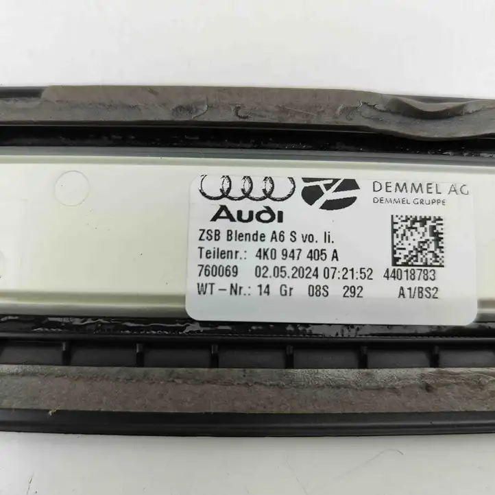 Audi A6 S6 C8 4K (2018 - ) 4K0947406A Внутренняя обшивка порога (комплект) — фото 11
