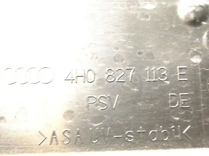 Audi A8 S8 D4 4H (2010 - 2014) 4H0827113E Рамка номерного знака — фото 3