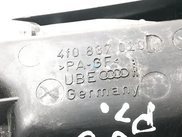 Audi A6 S6 C6 4F (2004 - 2008) 4F0837020C Внутренняя ручка двери — фото 5