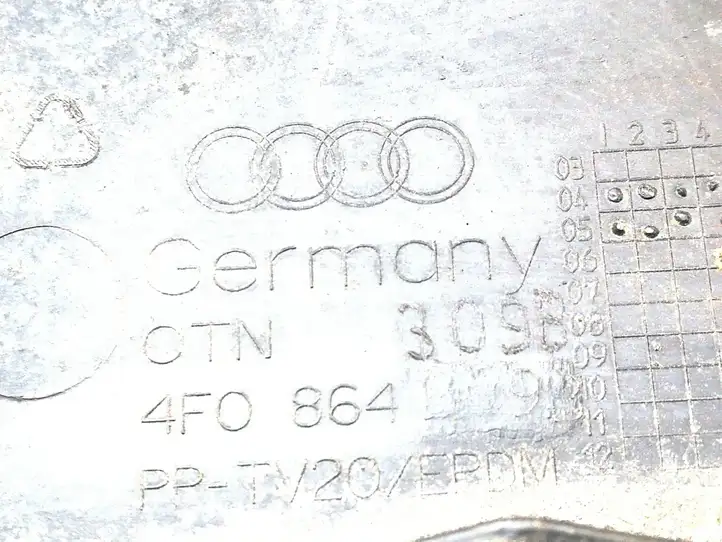 Audi A6 S6 C6 4F (2004 - 2008) 4F0864309B Защита днища передней части — фото 5