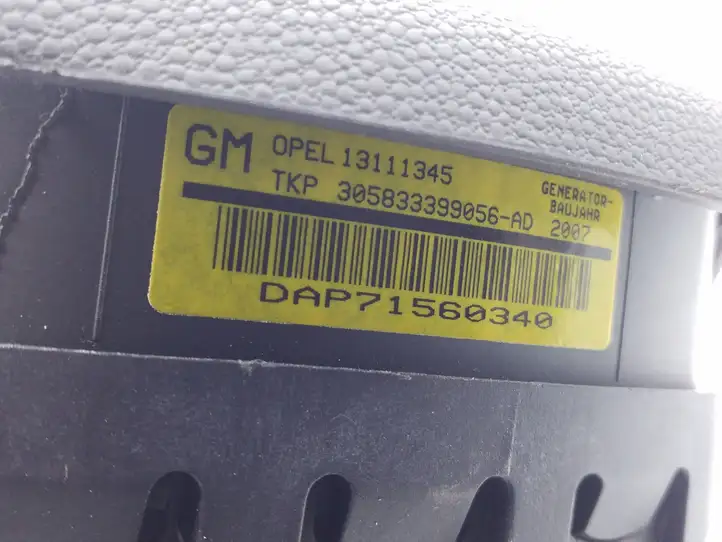 Opel Astra H (2004 - 2009) 13111345 Подушка безопасности руля — фото 3