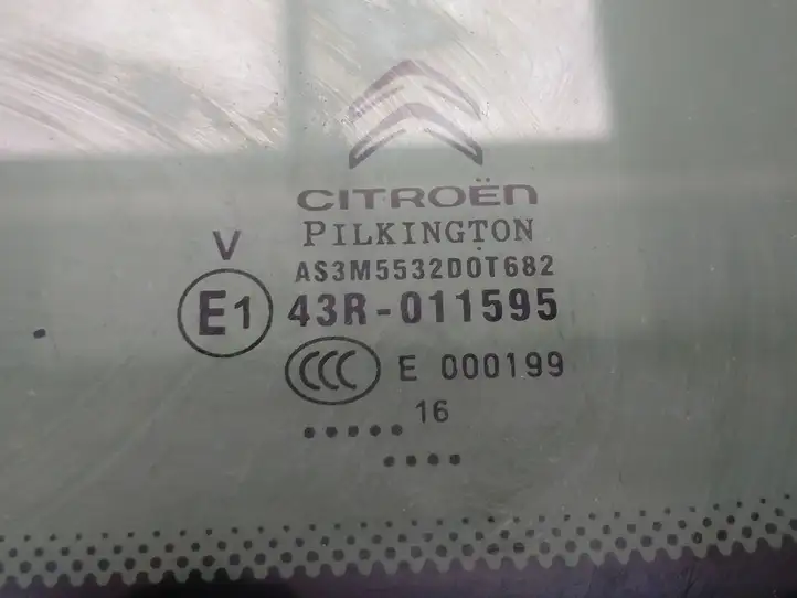 Citroen C4 Cactus (2014 - 2017) 43R011595 Стекло задней двери — фото 3