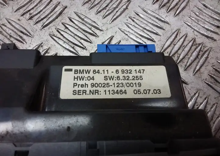 BMW 7 E65 E66 (2001 - 2008) 64116932147 Отделка блока климат-контроля — фото 5