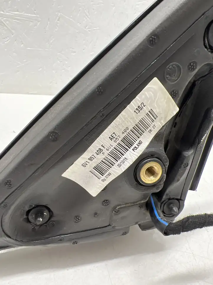 Skoda Fabia Mk3 (NJ) (2015 - 2021) 6V1857408F Боковое зеркало с электроприводом — фото 3