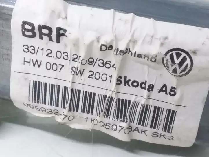 Skoda Octavia Mk2 (1Z) (2004 - 2013) 1K0959703AK Стеклоподъемник задней двери — фото 4