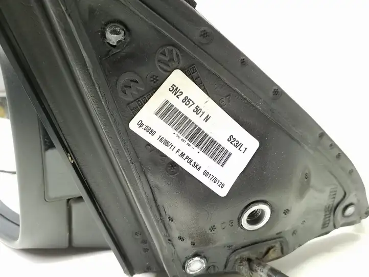 Volkswagen Tiguan (2007 - 2011) 5N2857501N Боковое зеркало с электроприводом — фото 9