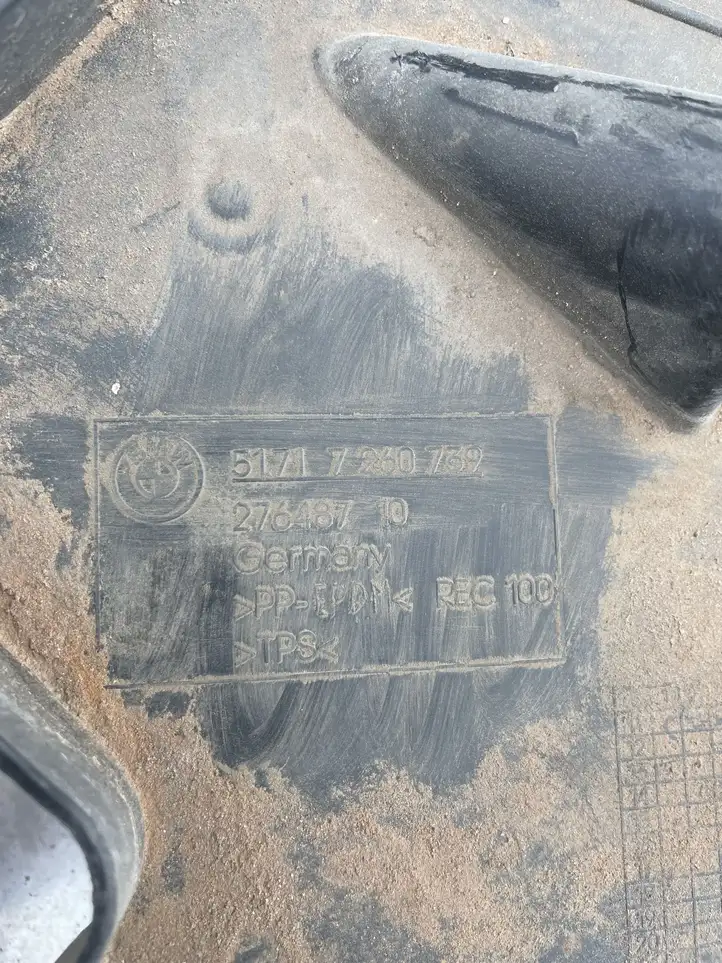 BMW 3 F30 F35 F31 (2012 - 2018) 7260739 Кронштейн переднего подкрылка — фото 1