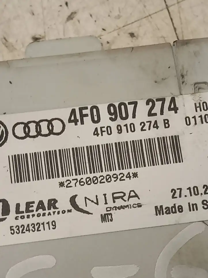 Audi A6 S6 C6 4F (2008 - 2011) 4F0907274 Прочие блоки управления — фото 2