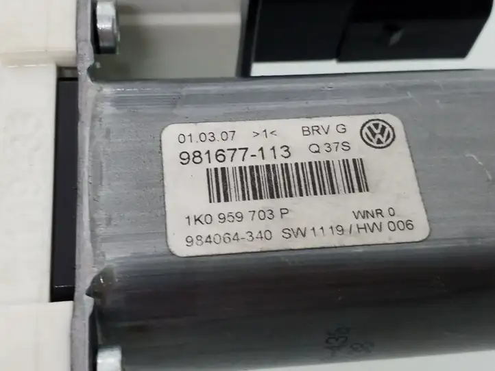 Volkswagen PASSAT B6 (2005 - 2010) 1K0959703P Стеклоподъемник задней двери — фото 2